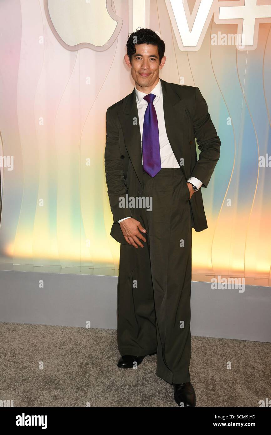 West Hollywood, circa 14 settembre 2025. Christopher Chung all'Apple TV Primetime Emmy Party a Ysabel a West Hollywood, California, il 14 settembre 2025. Crediti: Jeffrey Mayer/Media Punch/Alamy Live News Foto Stock