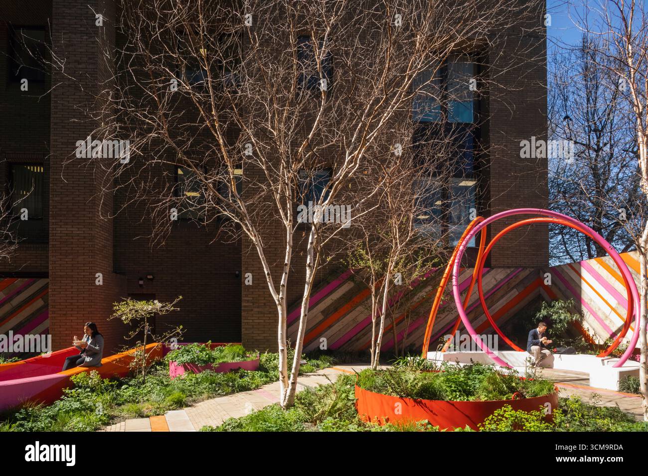 Inghilterra, Londra, Southwark, London Bridge City, Urban Pocket Park Foto Stock
