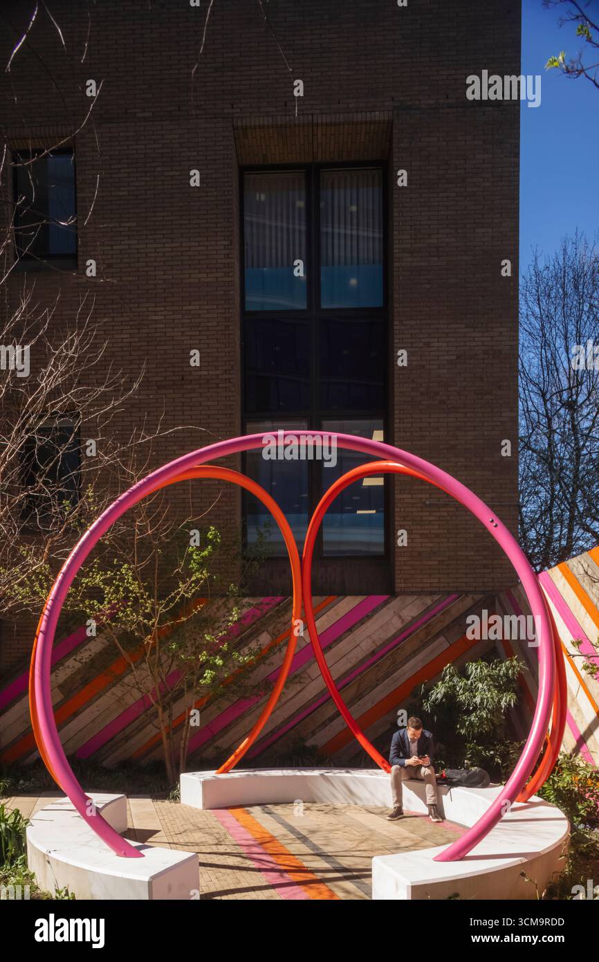 Inghilterra, Londra, Southwark, London Bridge City, Urban Pocket Park Foto Stock