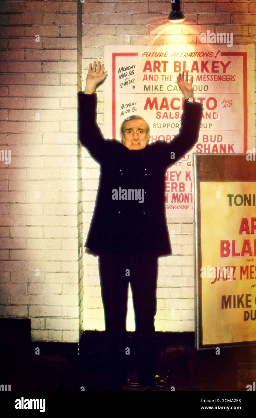 Spike Milligan al Ronnie Scotts Jazz Club 1985 Foto Stock
