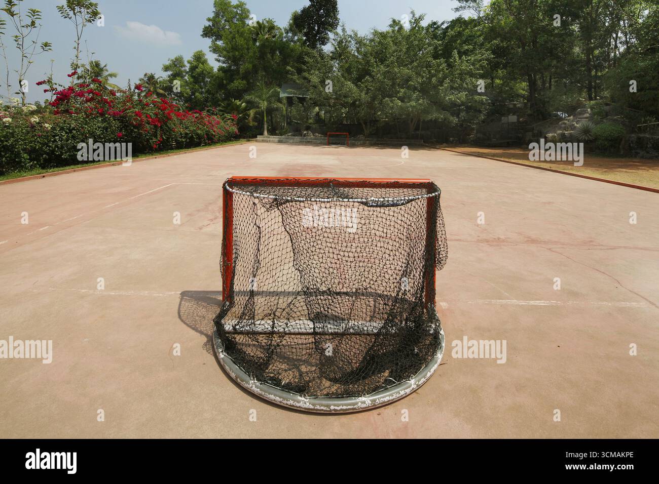 Rajagiri Public School, scuola pubblica cattolica con scuola materna e classi secondarie all'aperto di livello 1, ElAr, Ochanathuruthu, Asia, Kerala, India, UE Foto Stock