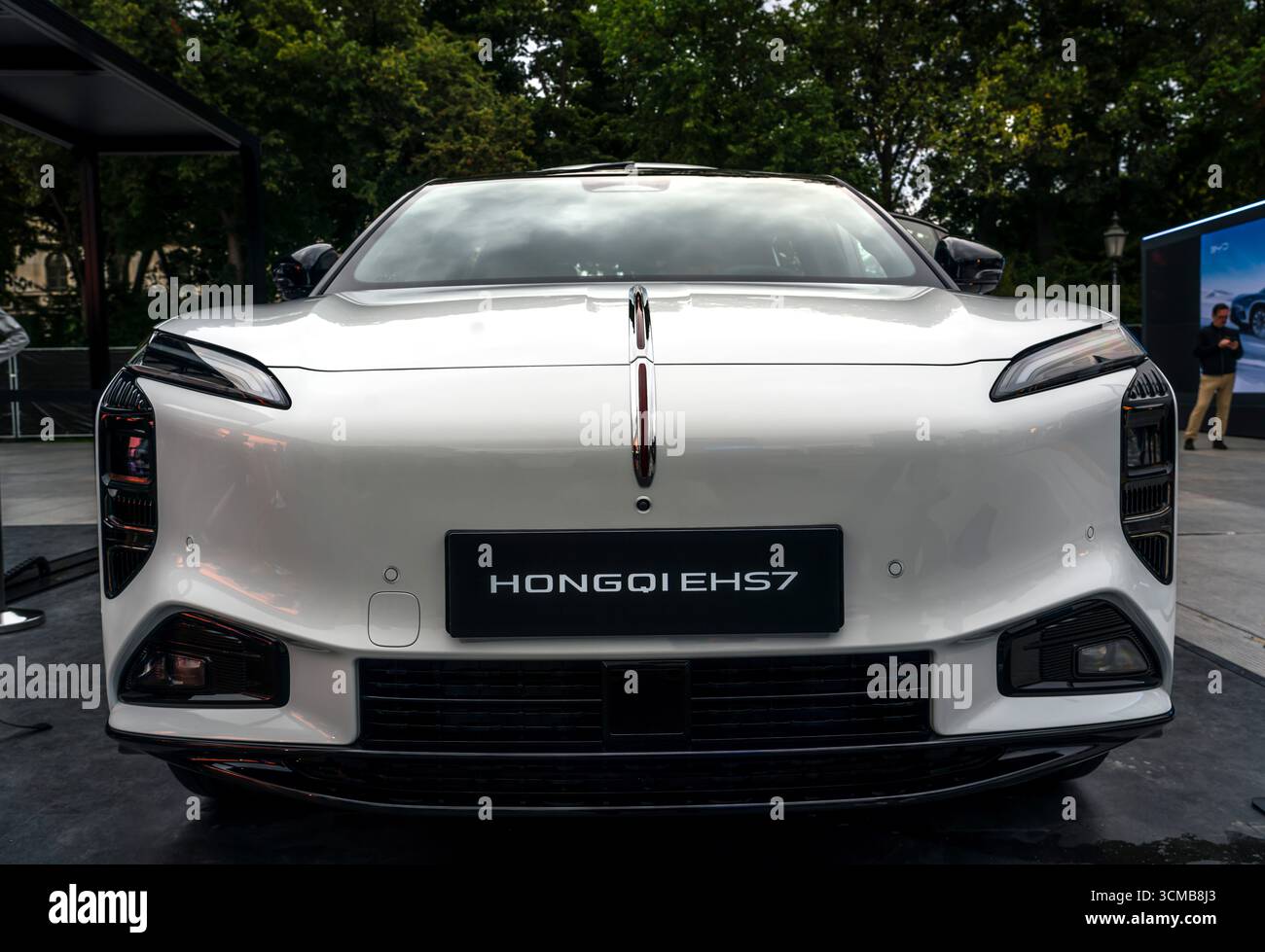 Marchio cinese di auto di lusso Hongqi Foto Stock