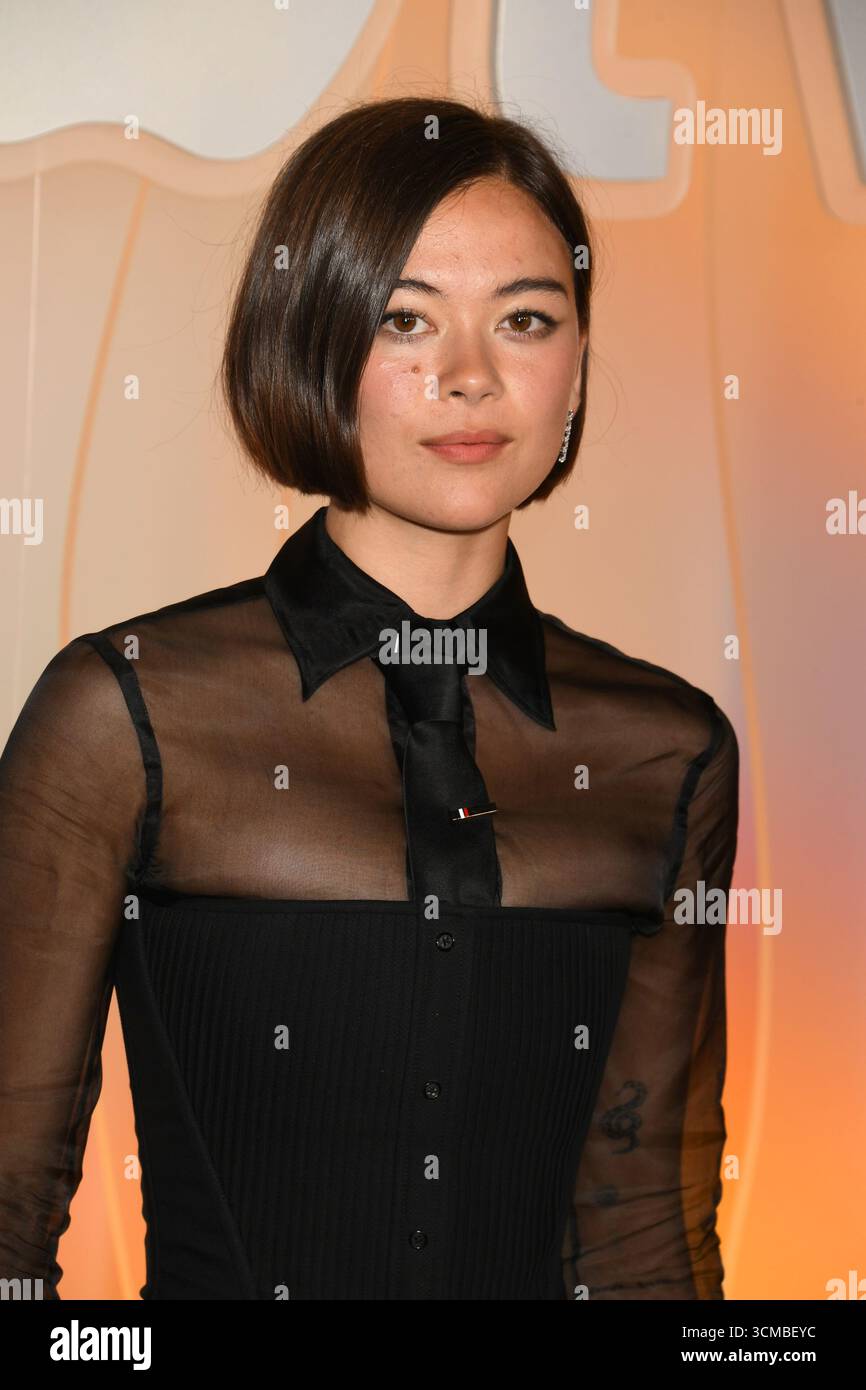 West Hollywood, circa 14 settembre 2025. Lukita Maxwell all'Apple TV Primetime Emmy Party a Ysabel a West Hollywood, California, il 14 settembre 2025. Crediti: Jeffrey Mayer/Media Punch/Alamy Live News Foto Stock