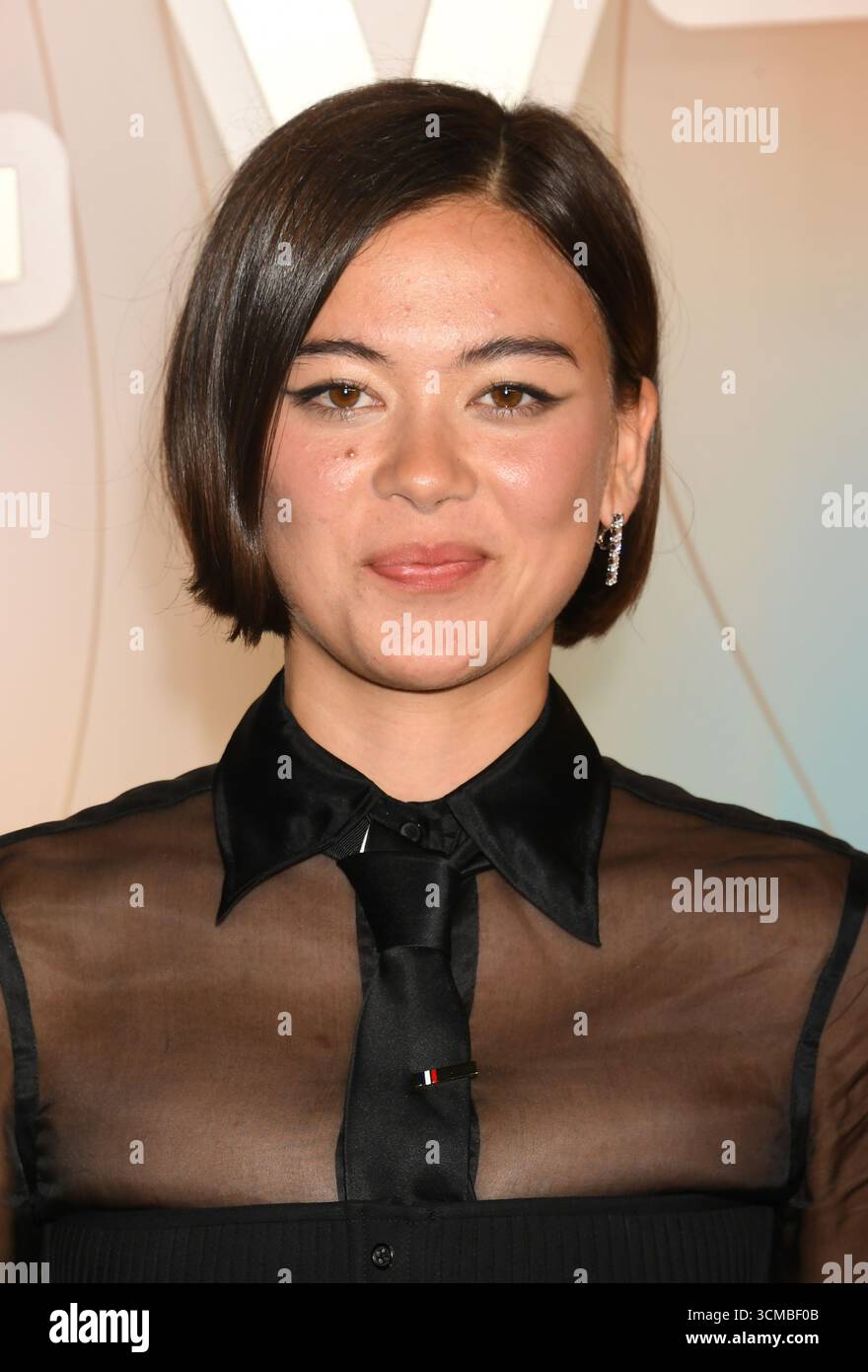 West Hollywood, circa 14 settembre 2025. Lukita Maxwell all'Apple TV Primetime Emmy Party a Ysabel a West Hollywood, California, il 14 settembre 2025. Crediti: Jeffrey Mayer/Media Punch/Alamy Live News Foto Stock