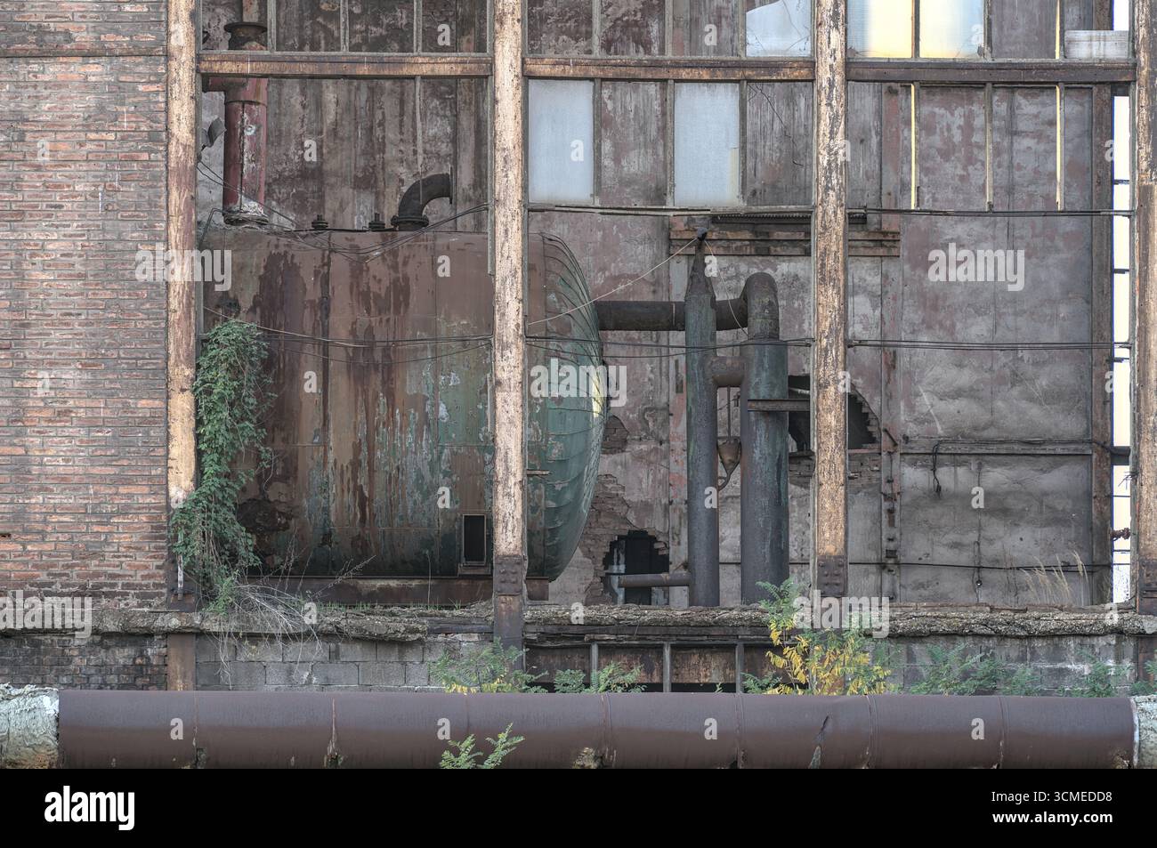 Bosnia-Erzegovina, Zenica (Mun.), zona industriale Zenica Foto Stock