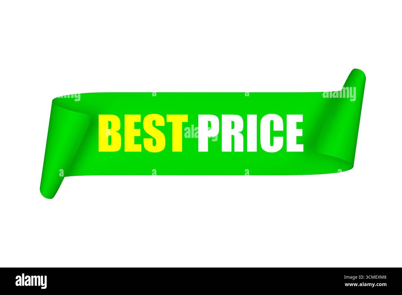 Design per striscioni con il miglior prezzo - illustrazione. Foto Stock