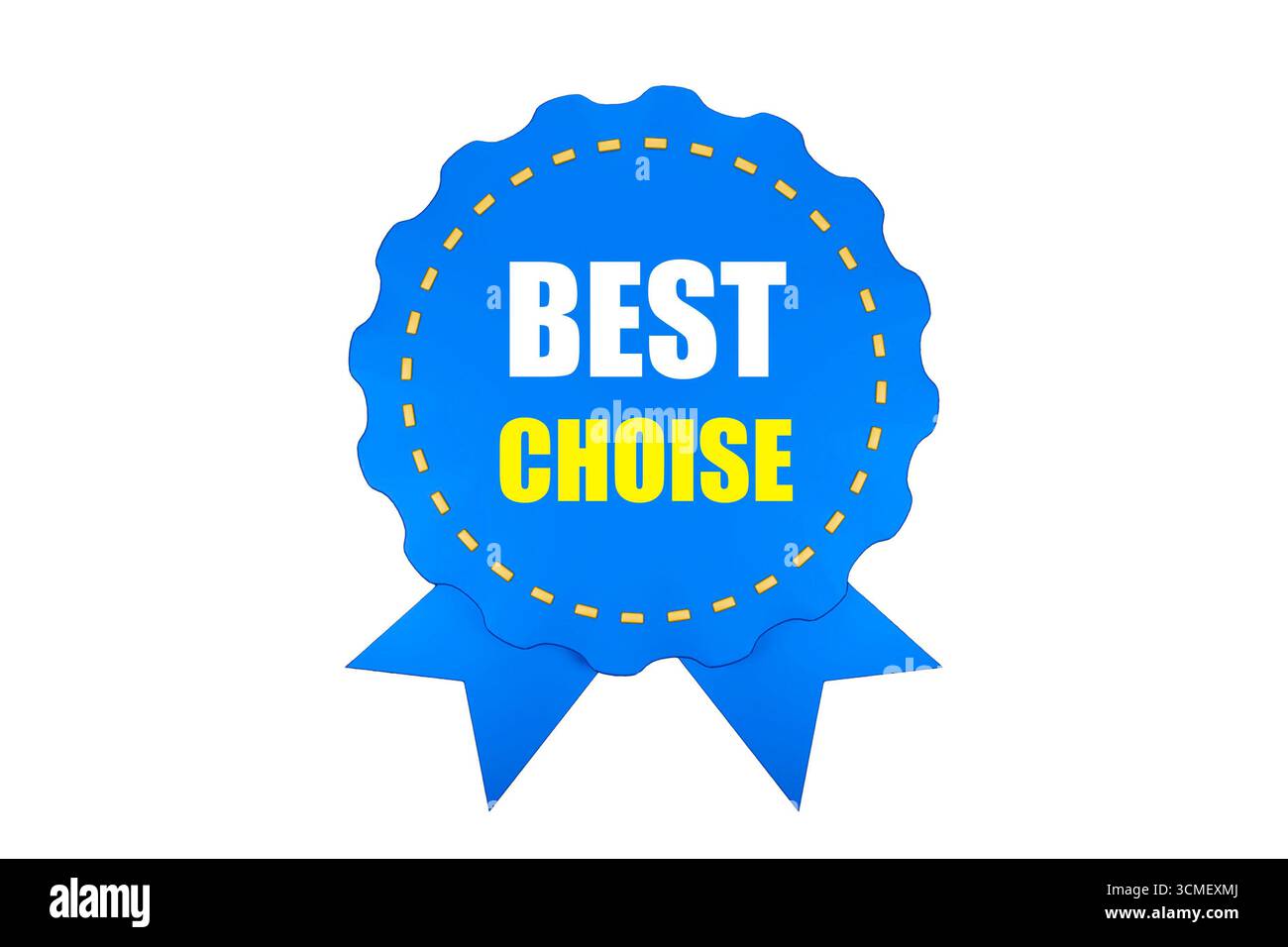 Il badge Best Choice Award viene visualizzato in modo preminente Foto Stock