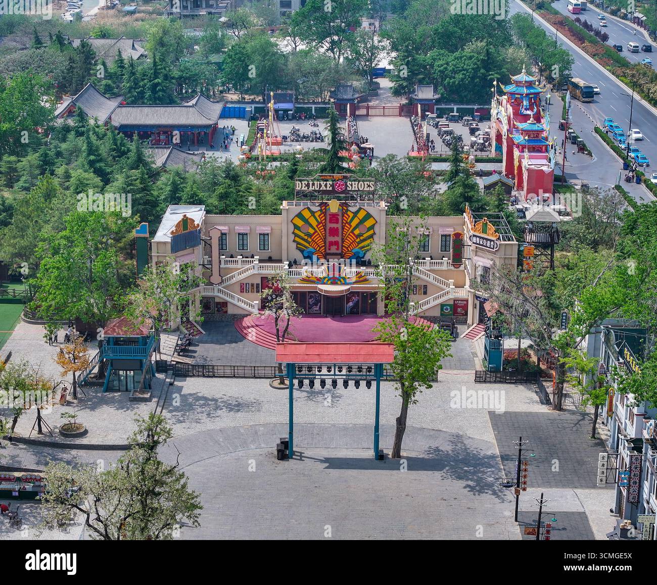 Monte Wansui città di Wuxia, città di Kaifeng, provincia di Henan Foto Stock