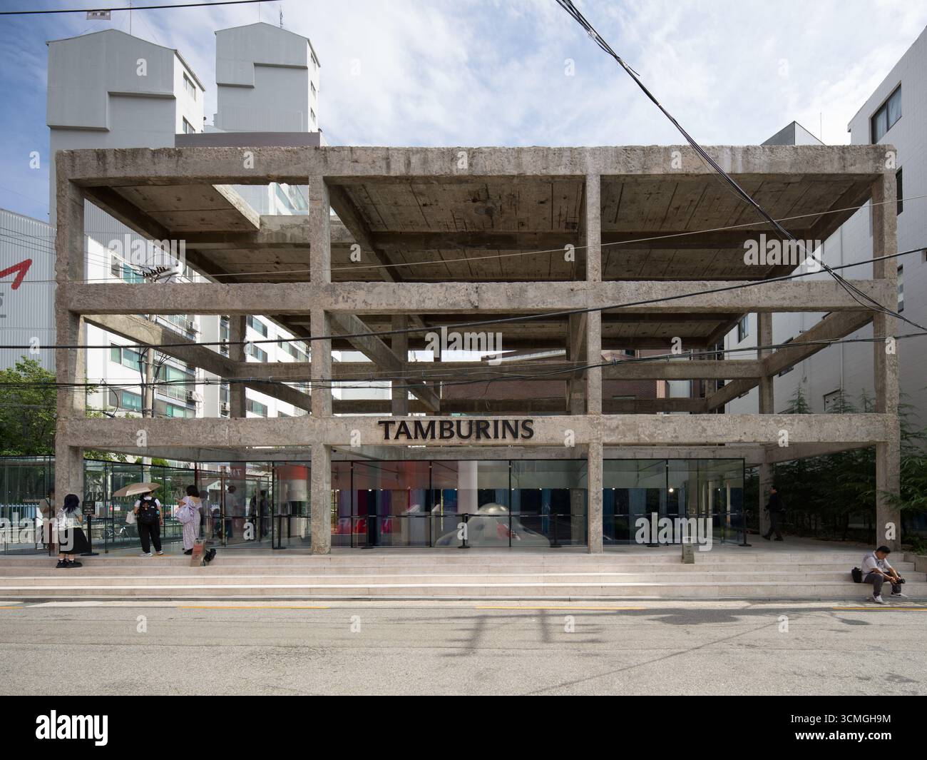 Tamburins Seongsu Flaship store a Seoul Corea, negozio di profumi, negozi di lusso, vista sulla strada Foto Stock