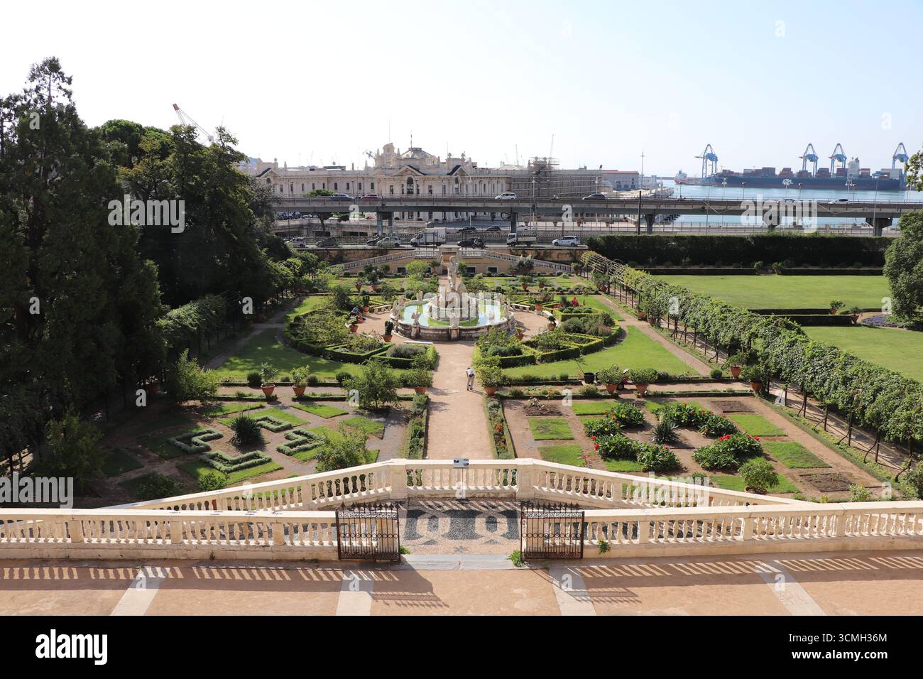 Giardini, Palazzi dei Rolli Foto Stock