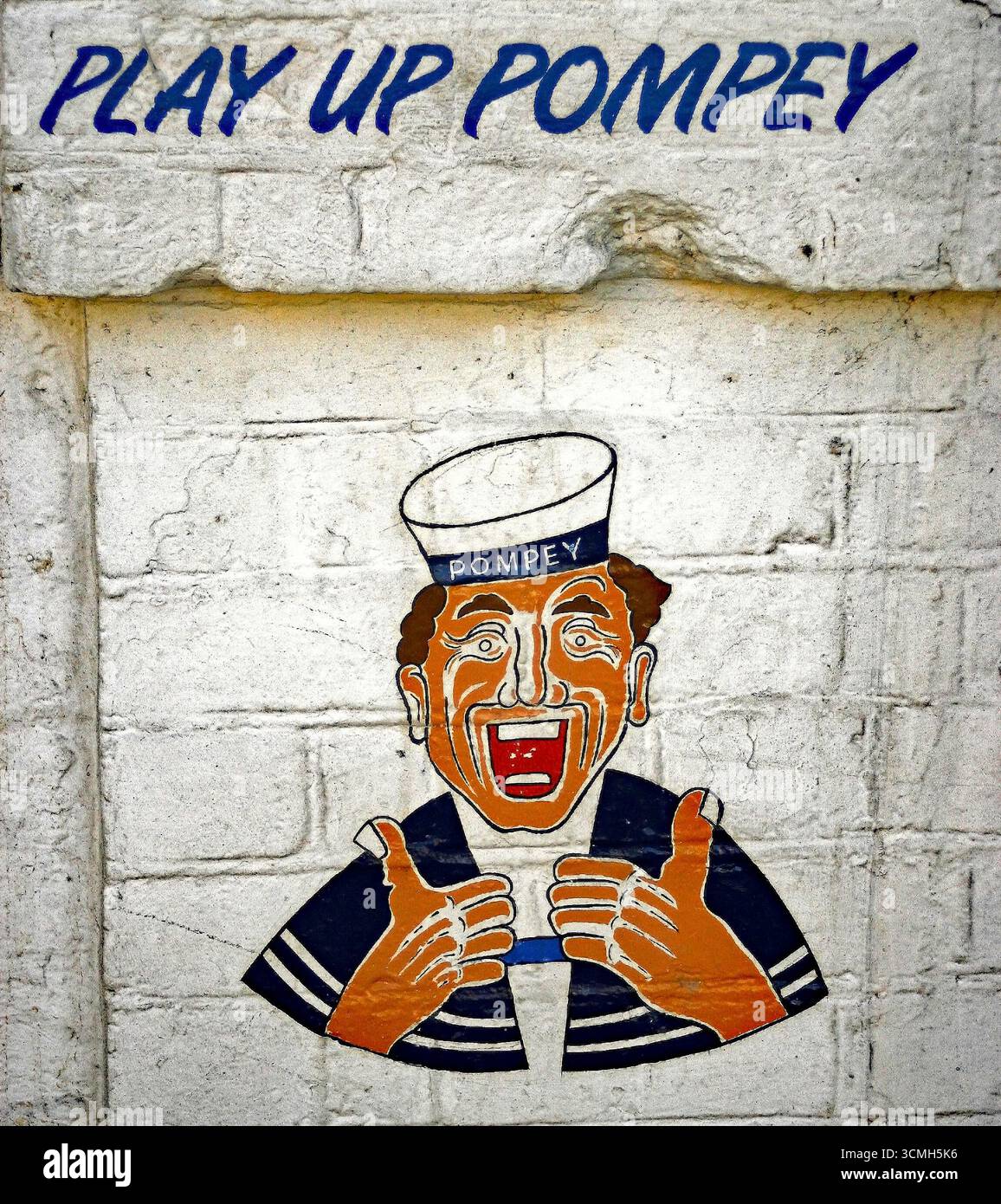 The Pompey Sailor - Gioca a Pompeo Foto Stock