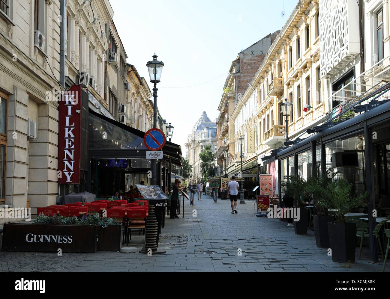 Centro storico di Bucarest Foto Stock