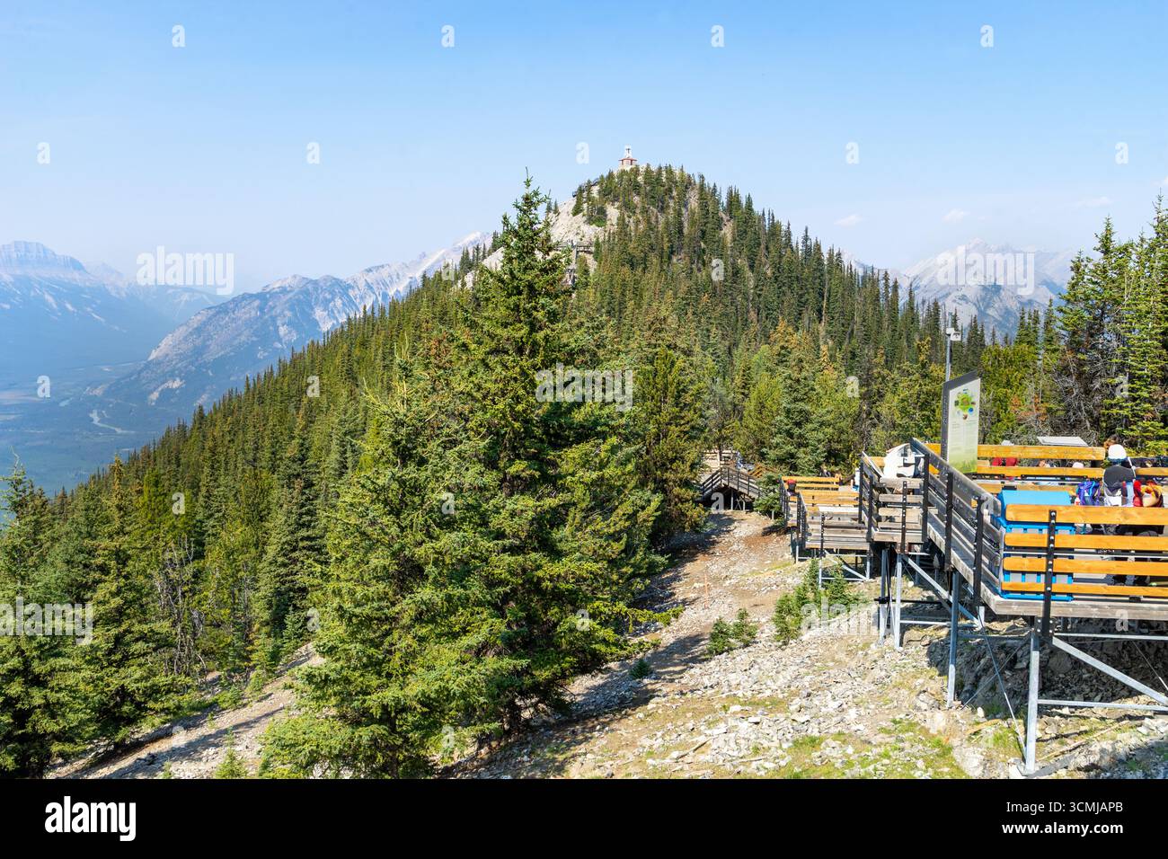 Sanson Peak sul Monte Sulphur a Banff Foto Stock