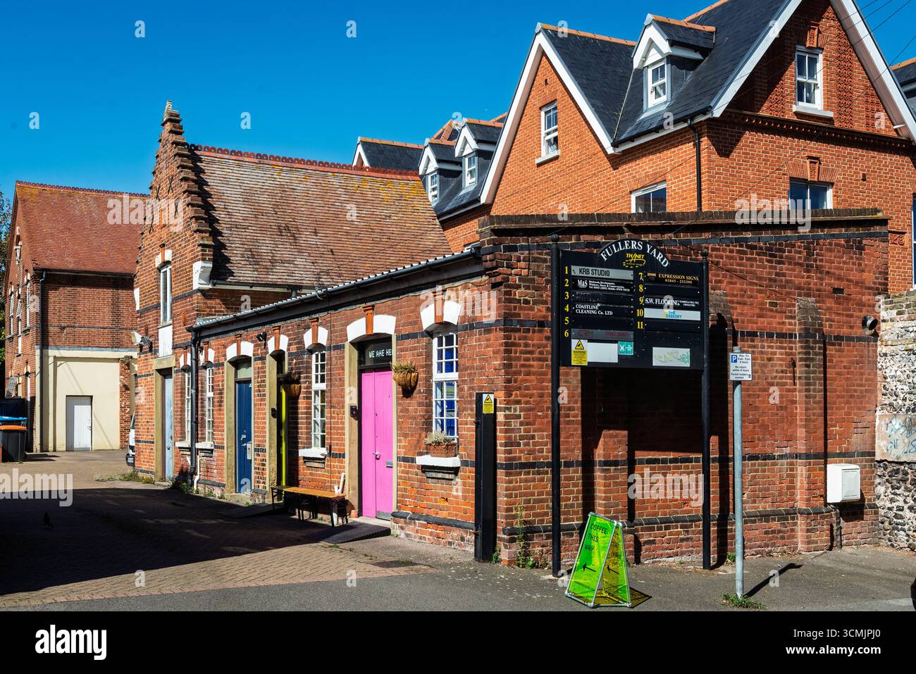 Fullers Yard studi creativi e workshop a Margate, Kent, Regno Unito Foto Stock