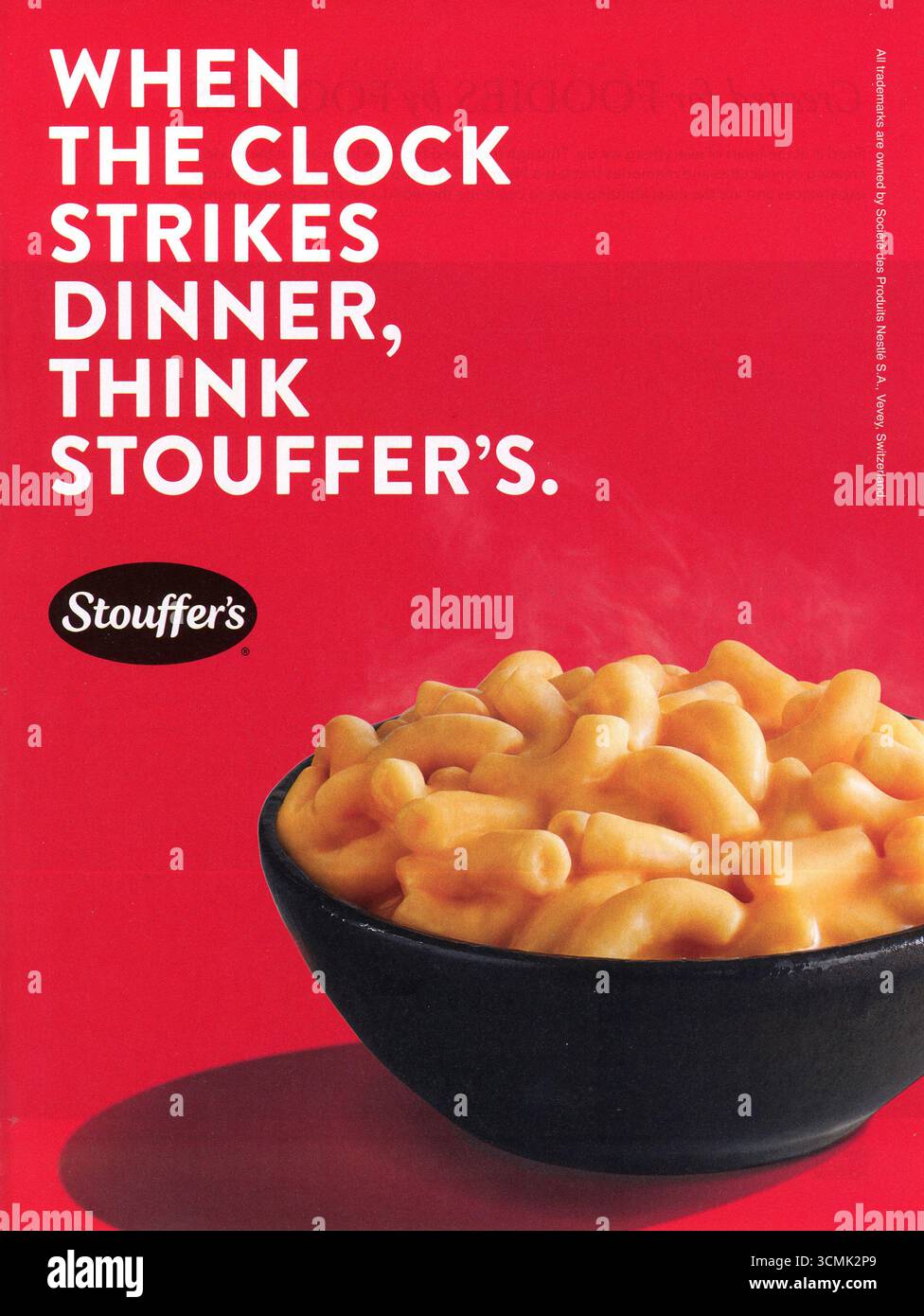 Annuncio sulla rivista Lifestyle and Travel, USA, settembre 2025 Foto Stock