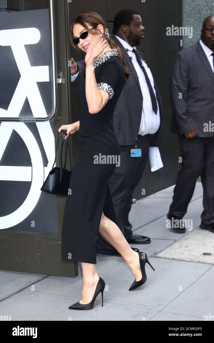 New York, New York, Stati Uniti. 16 settembre 2025. Lily James ha visto al Live with Kelly & Mark il 16 settembre 2025 a New York. Credito: RW/Media Punch/Alamy Live News Foto Stock