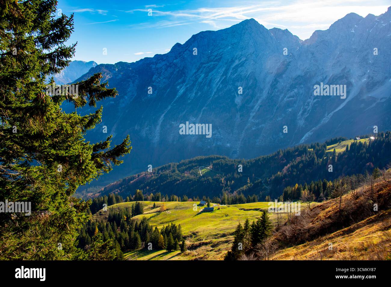 Alpi Berchtesgaden in Baviera - Germania Foto Stock