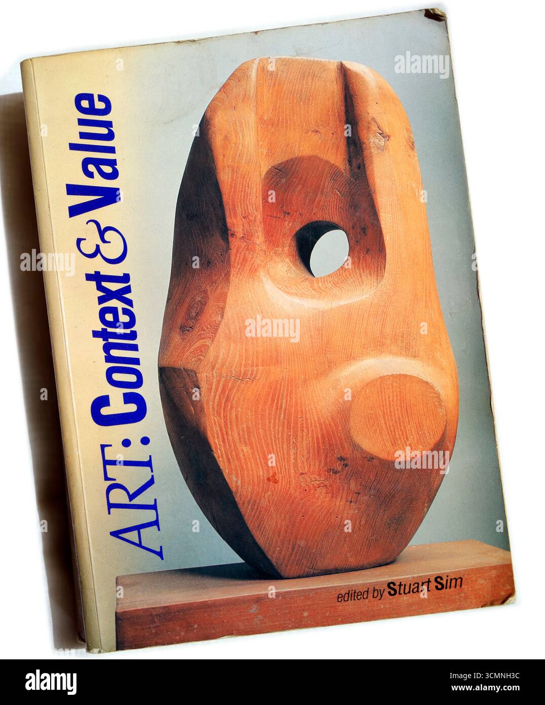 ART: Context & Value - Stuart SIM - Fotografia della copertina del libro su sfondo chiaro Foto Stock