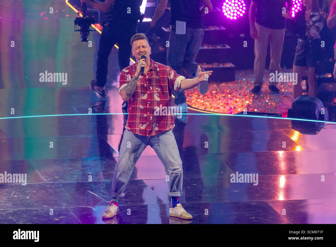 Dortmund Ben Zucker bei der Aufzeichnung der ZDF Fernsehshow Die Giovanni Zarrella Show AM 19.08.2025 a Dortmund Ben Zucker bei der Aufzeichnung der ZDF Fernsehshow Die Giovanni Zarrella Show AM 19.08.2025 a Dortmund *** Dortmund 2025 Ben Zucker 2025 Foto Stock