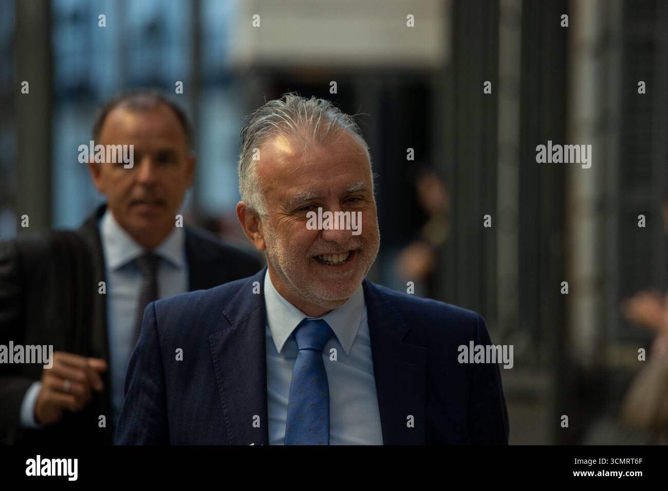 Madrid, Spagna. 17 settembre 2025. Ángel Víctor Torres, Ministro della politica territoriale e della memoria democratica, partecipa alla sessione plenaria del Congresso dei deputati e risponde alle domande durante la sessione di supervisione parlamentare del governo. Crediti: D. Canales Carvajal/Alamy Live News Foto Stock