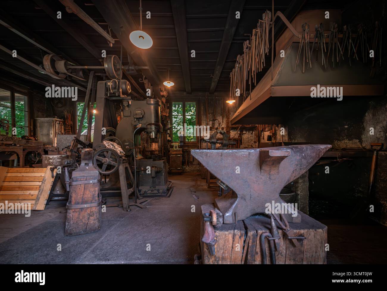 Museo all'aperto con interni di vecchie case rurali a Brienz Svizzera 09 09 2025 Foto Stock