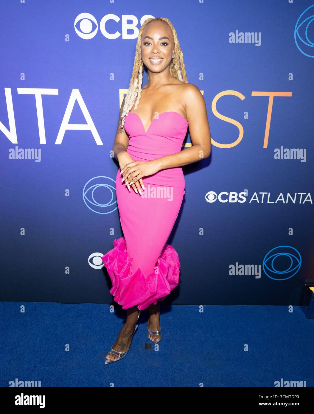 Atlanta, Stati Uniti. 16 settembre 2025. 16 settembre 2025; Atlanta, GA, Stati Uniti; Mickey Lee partecipa al CBS Atlanta Fest al RETREAT by the Gathering Spot. (Foto di Lawrence Cooper/Sipa USA) credito: SIPA USA/Alamy Live News Foto Stock