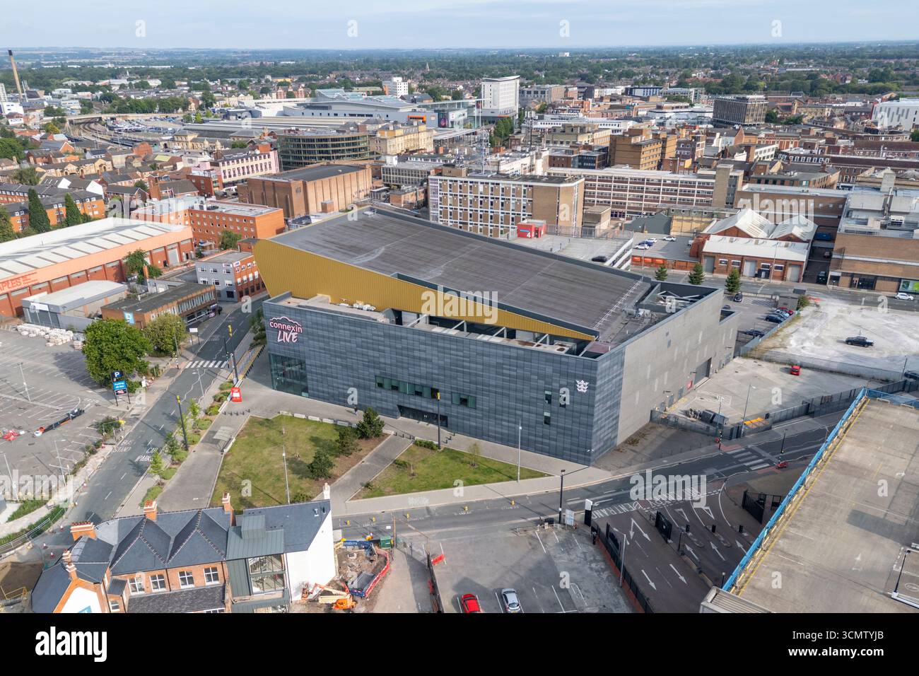 Vista aerea del Connexin Live a Kingston upon Hull, Regno Unito. Foto Stock