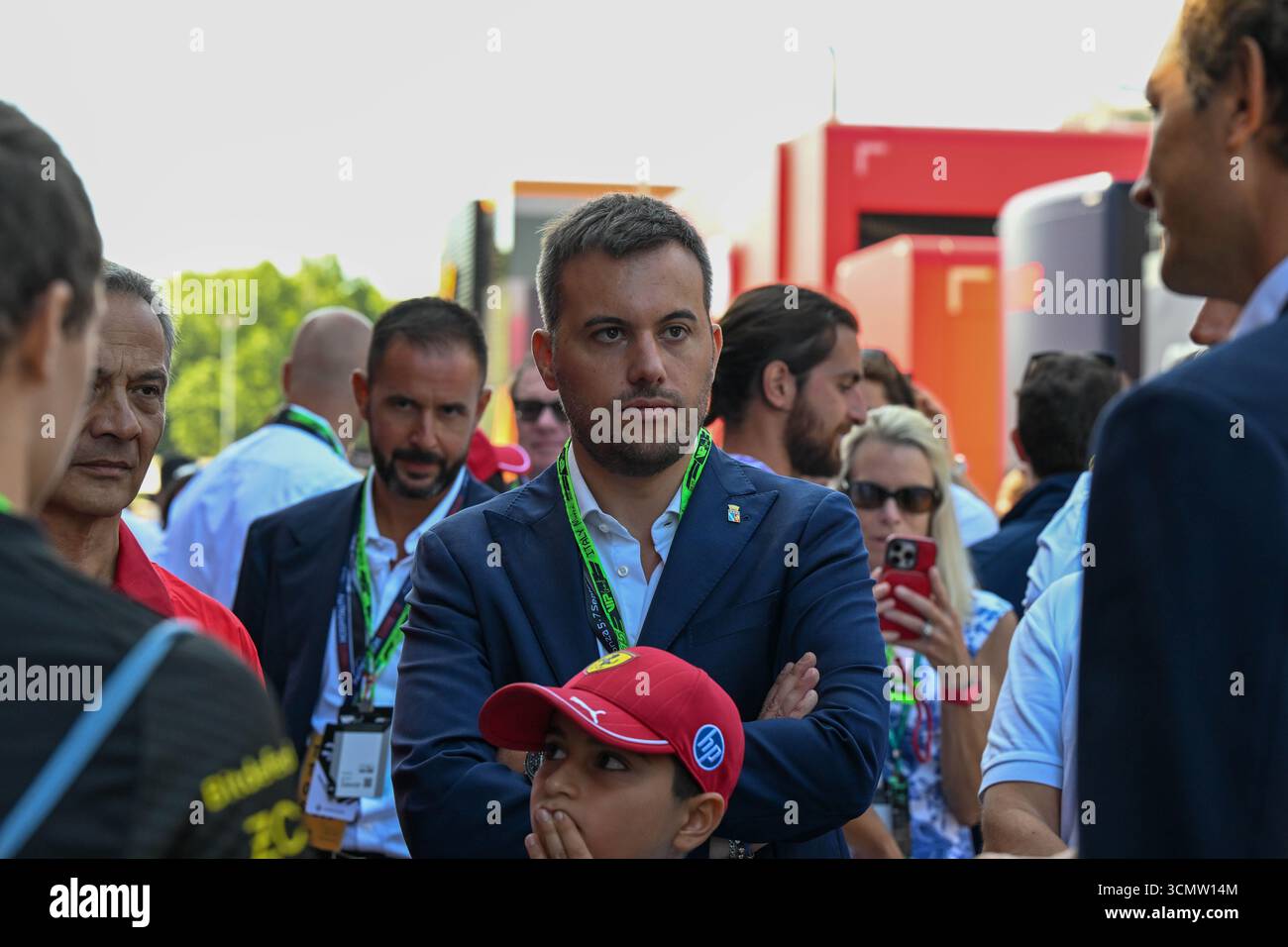 ItalianGP GP GP F1 2025 il 7 settembre 2025 a Monza, Italia - Formula 1 Achille Lauro Foto Stock