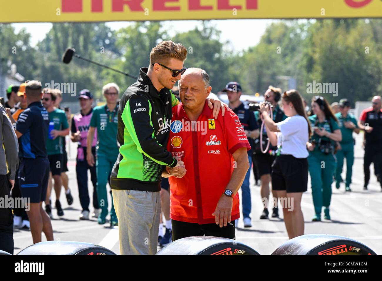 ItalianGP GP GP F1 2025 il 7 settembre 2025 a Monza, Italia - Formula 1 Nico Hulkenberg pilota per Sauber Foto Stock