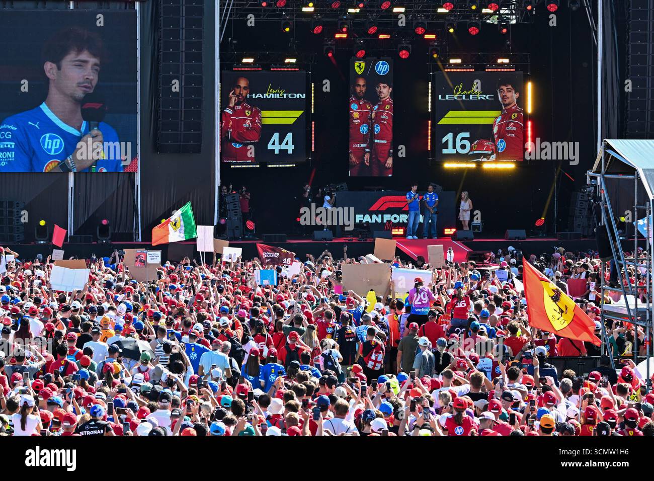 ItalianGP GP GP F1 2025 il 7 settembre 2025 a Monza, Italia - Formula 1 Fanzone Monza Foto Stock