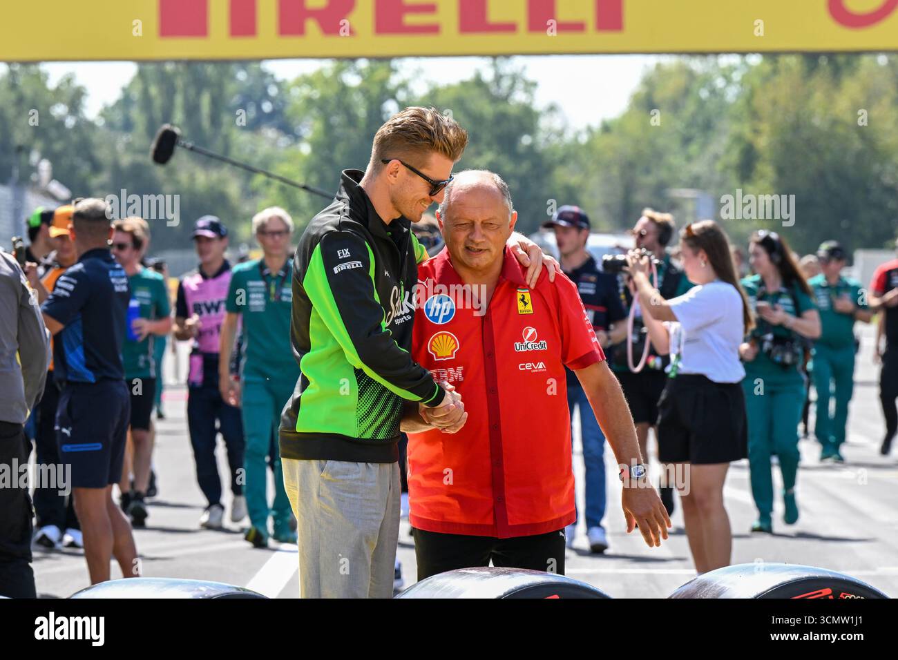 ItalianGP GP GP F1 2025 il 7 settembre 2025 a Monza, Italia - Formula 1 Nico Hulkenberg pilota per Sauber Foto Stock