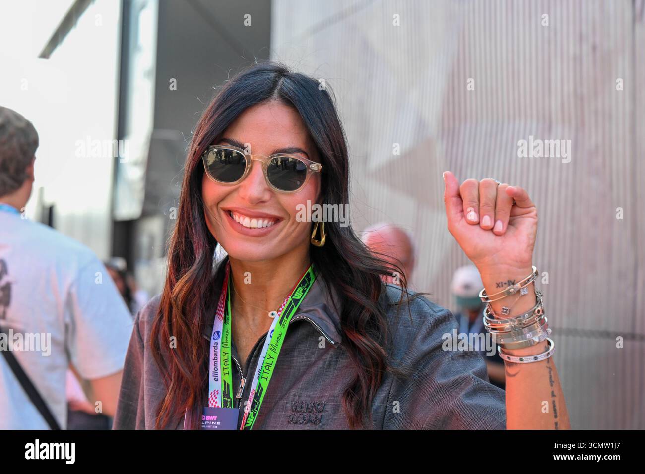 ItalianGP GP GP F1 2025 il 7 settembre 2025 a Monza, Italia - Formula 1 Elisabetta Gregoraci Foto Stock