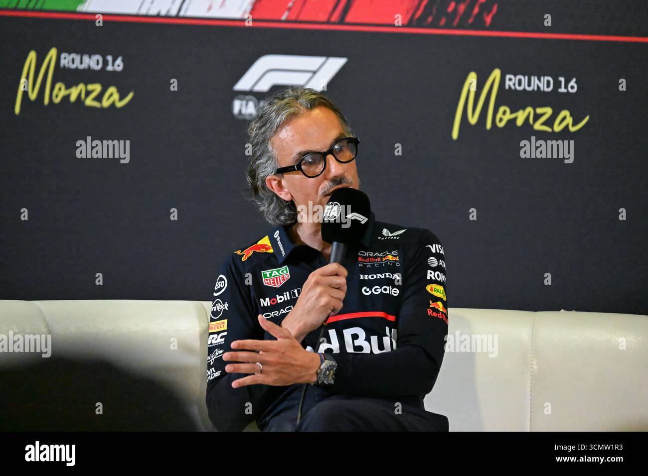 ItalianGP GP F1 2025 il 7 settembre 2025 a Monza, Italia - Formula 1 Laurent Mekies Racing Bulls Foto Stock