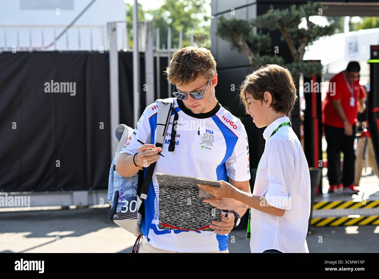 ItalianGP GP F1 2025 il 7 settembre 2025 a Monza, Italia - Formula 1 Liam Lawson pilota per Racing Bulls Foto Stock