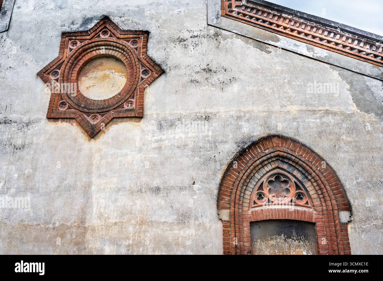 Crespi d'Adda è un villaggio italiano patrimonio dell'umanità dell'UNESCO, costruito alla fine del XIX secolo come città operaia modello con una fabbrica, case pulite e co Foto Stock