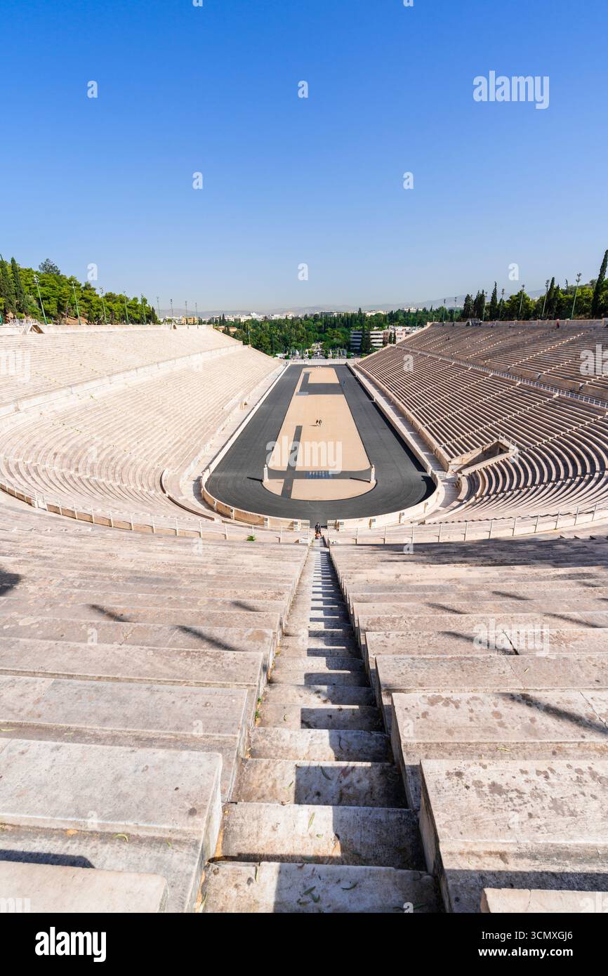 Panathinaiko o Panathenaic Stadium, Atene, Grecia Foto Stock