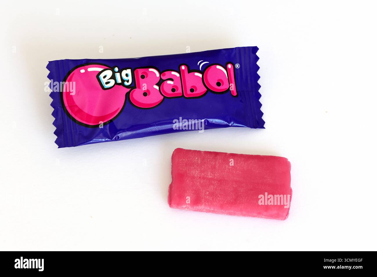 Big Babol gomma da masticare morbida con sapore di frutta, prodotta da perfetti Van Melle Foto Stock