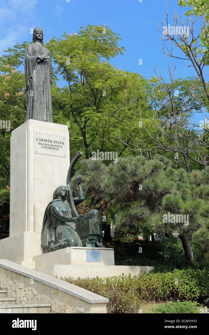 Carmen Sylva con Muse a Constanta Foto Stock