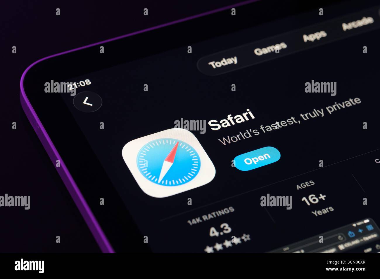 App Safari Foto Stock