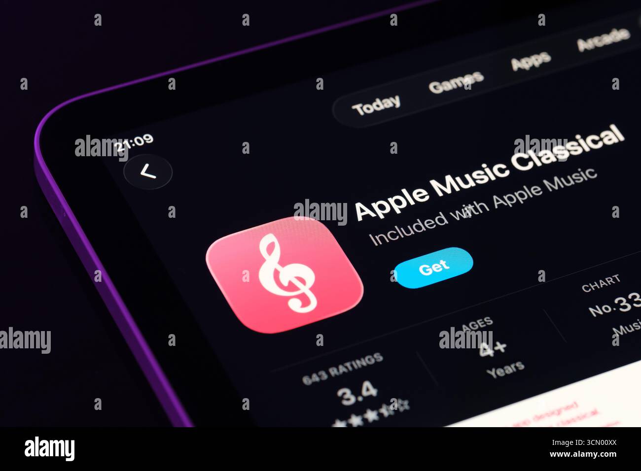 Apple Music Classical Foto Stock