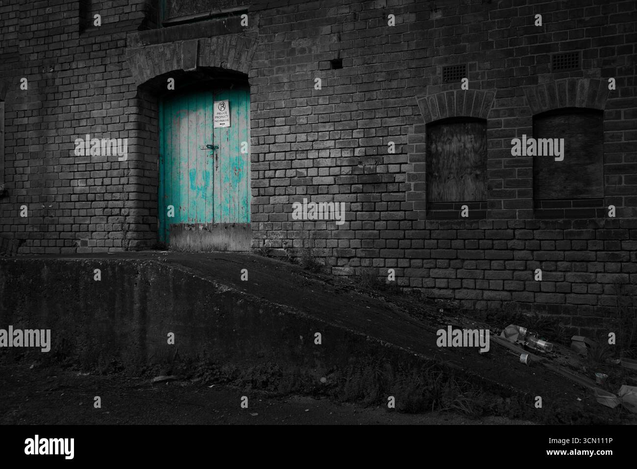 Edificio della birreria in disuso - Burton on Trent Foto Stock