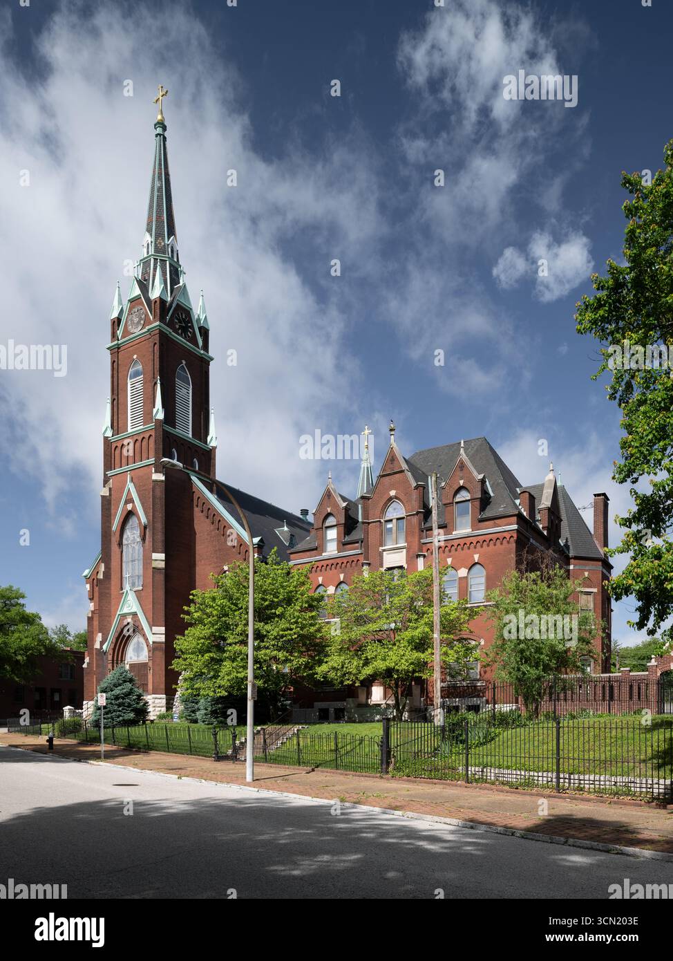St. Agatha Catholic Church, sede: St. Louis, Missouri, architetto: Joseph Stauder Foto Stock
