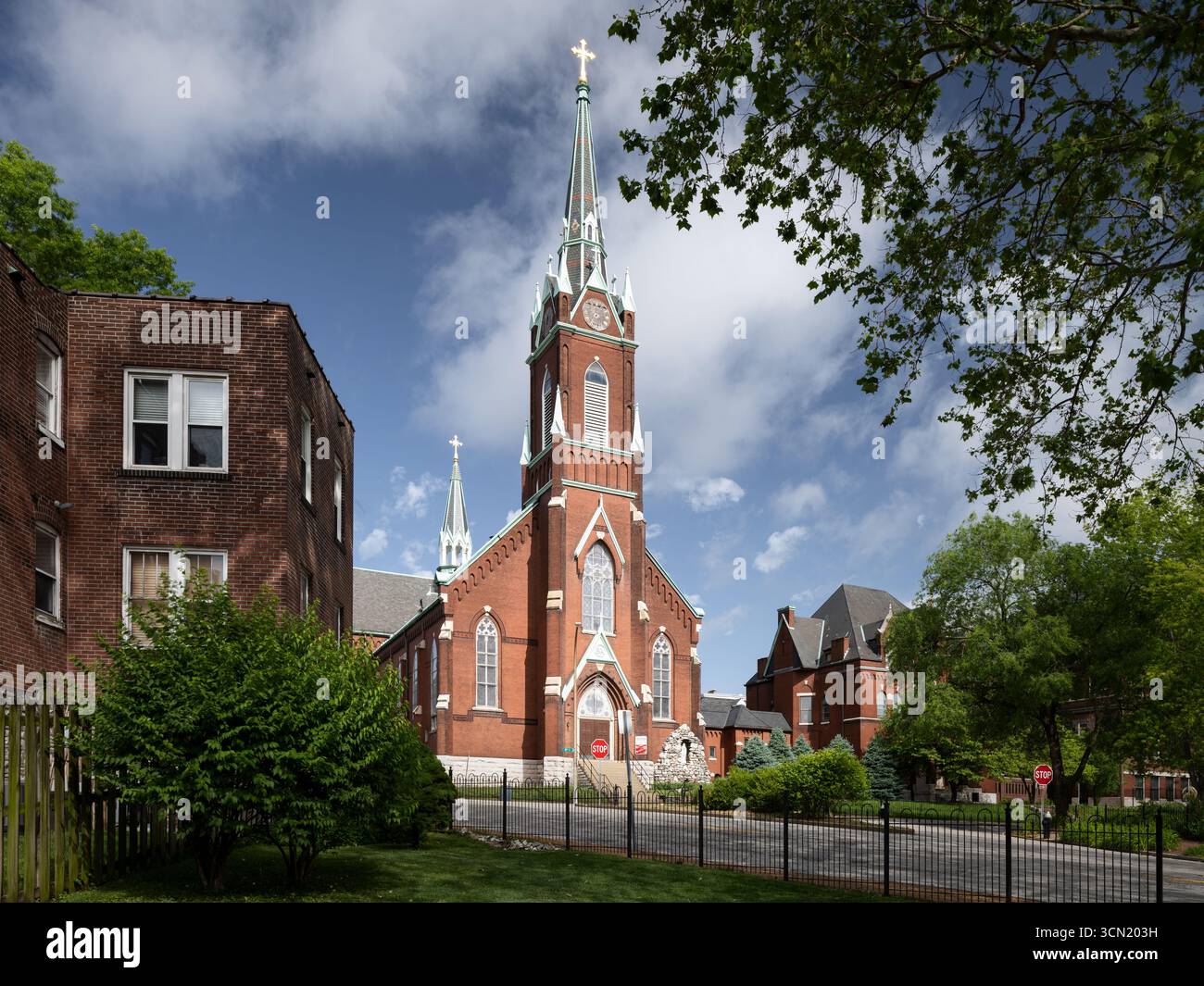 St. Agatha Catholic Church, sede: St. Louis, Missouri, architetto: Joseph Stauder Foto Stock