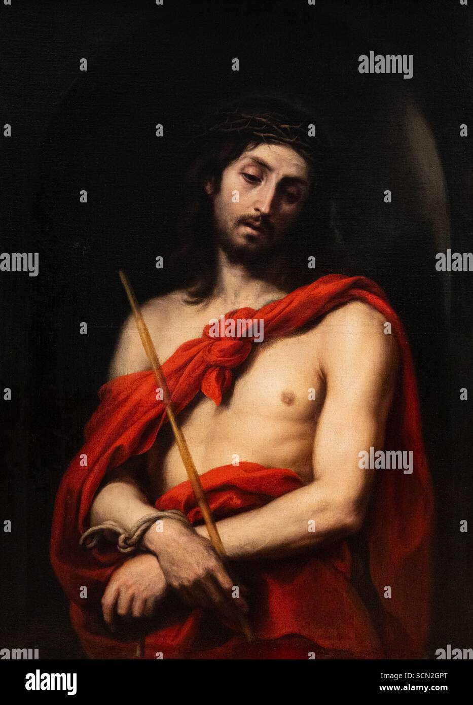 Ecce Homo (1640 – 1660). Olio su tela. Di Bartolomé Esteban Murillo (1618-1682). Foto Stock