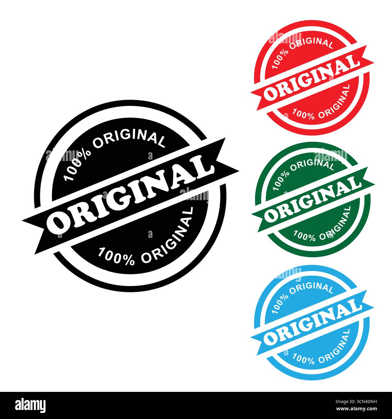 Set vettoriale di francobolli originali vintage, badge ed etichette con testo prodotto originale, qualità premium, migliore scelta, edizione limitata e offerta speciale Illustrazione Vettoriale