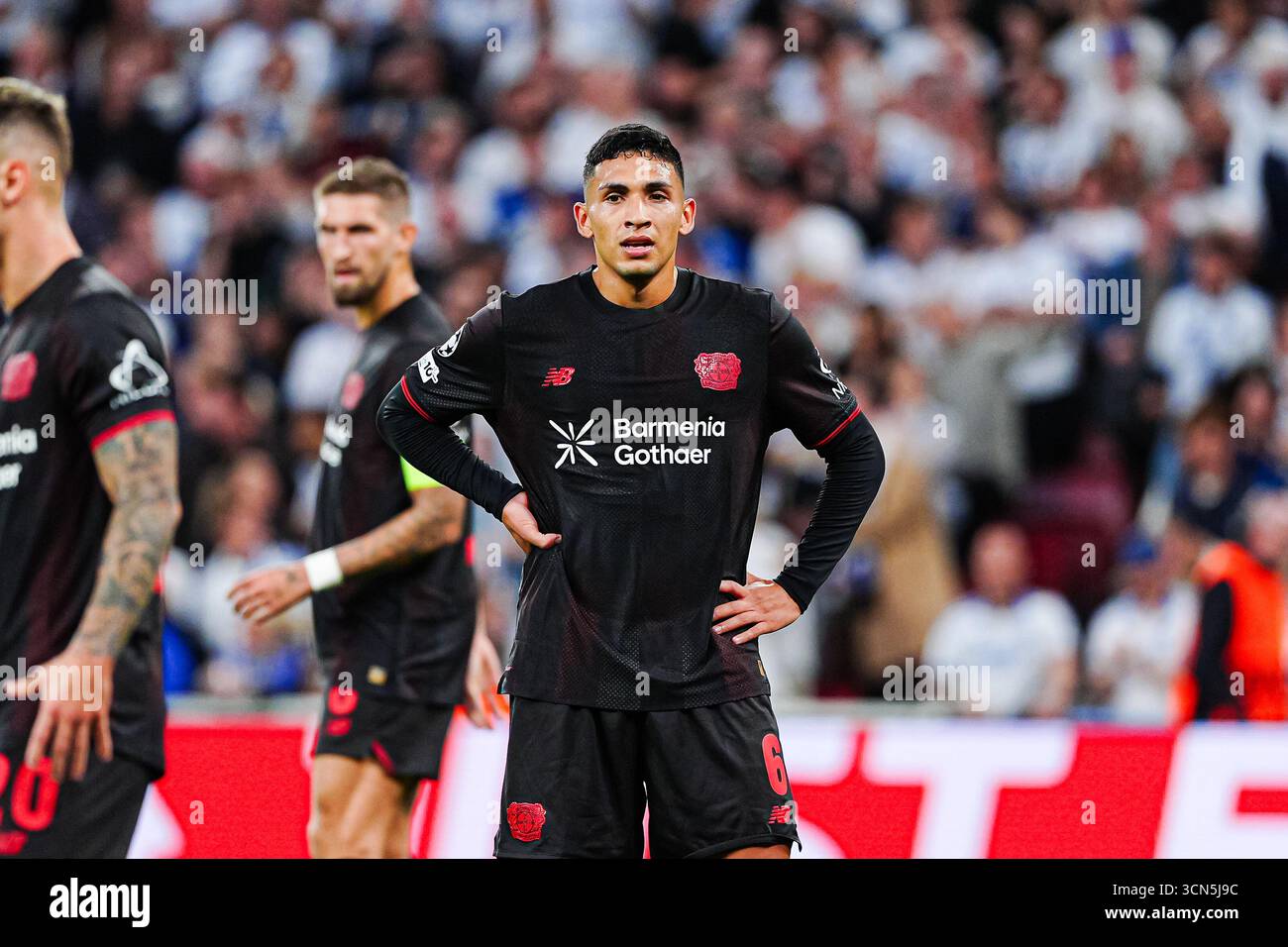 Equi Fernandez (Bayer 04 Leverkusen, #06) DEN, FC Kopenhagen vs. Bayer 04 Leverkusen, Fussball, UEFA Champions League, Spieltag 1, Spielzeit 2025/2026, 18.09.2025 foto: Eibner-Pressefoto/Marcel von Fehrn Foto Stock