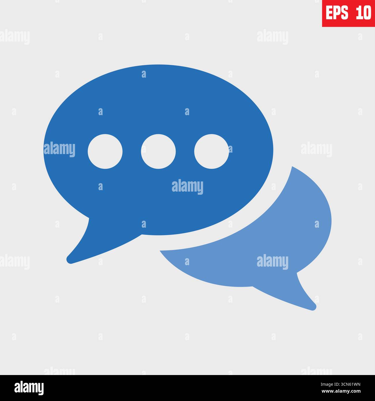 Vettore icona commento. Simbolo icona a forma di bolla vocale. Icona della conversazione in un design piatto alla moda Illustrazione Vettoriale