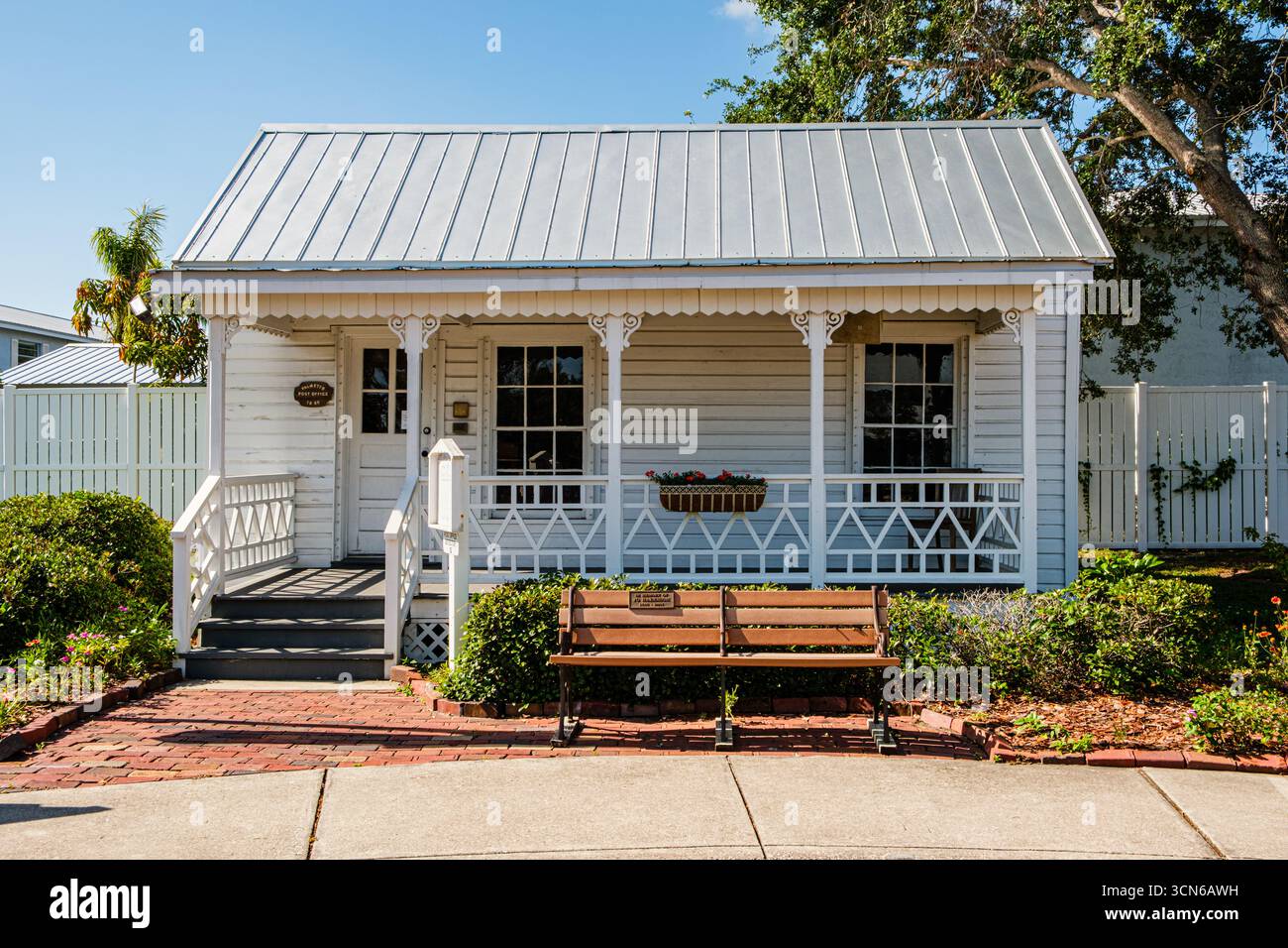 Ufficio postale di Heritage Station, Palmetto Historical Park, 10th Avenue, Palmetto, Florida Foto Stock