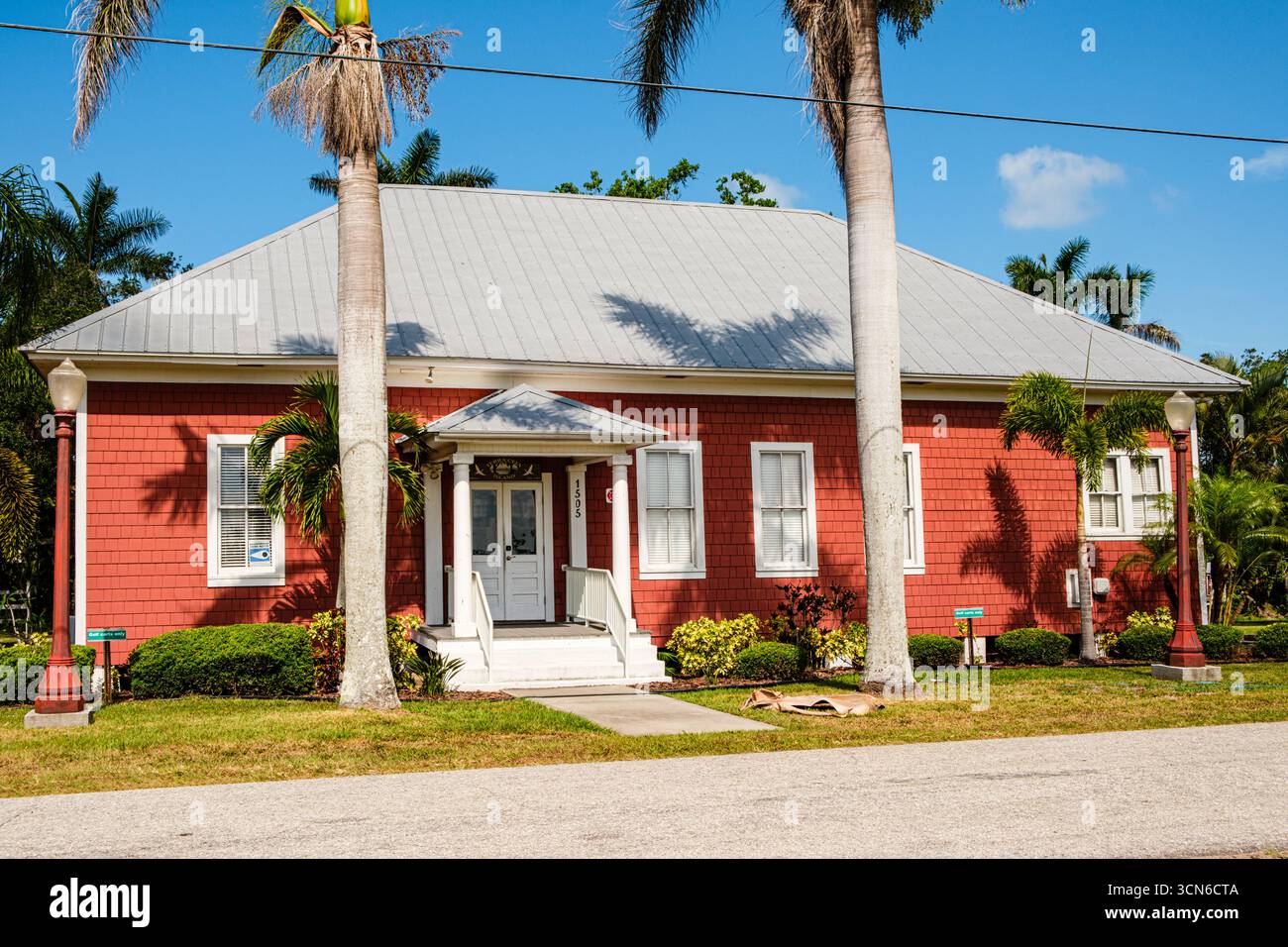 Village Improvement Association Hall, 14th Avenue, Terra Ceia, Florida Foto Stock