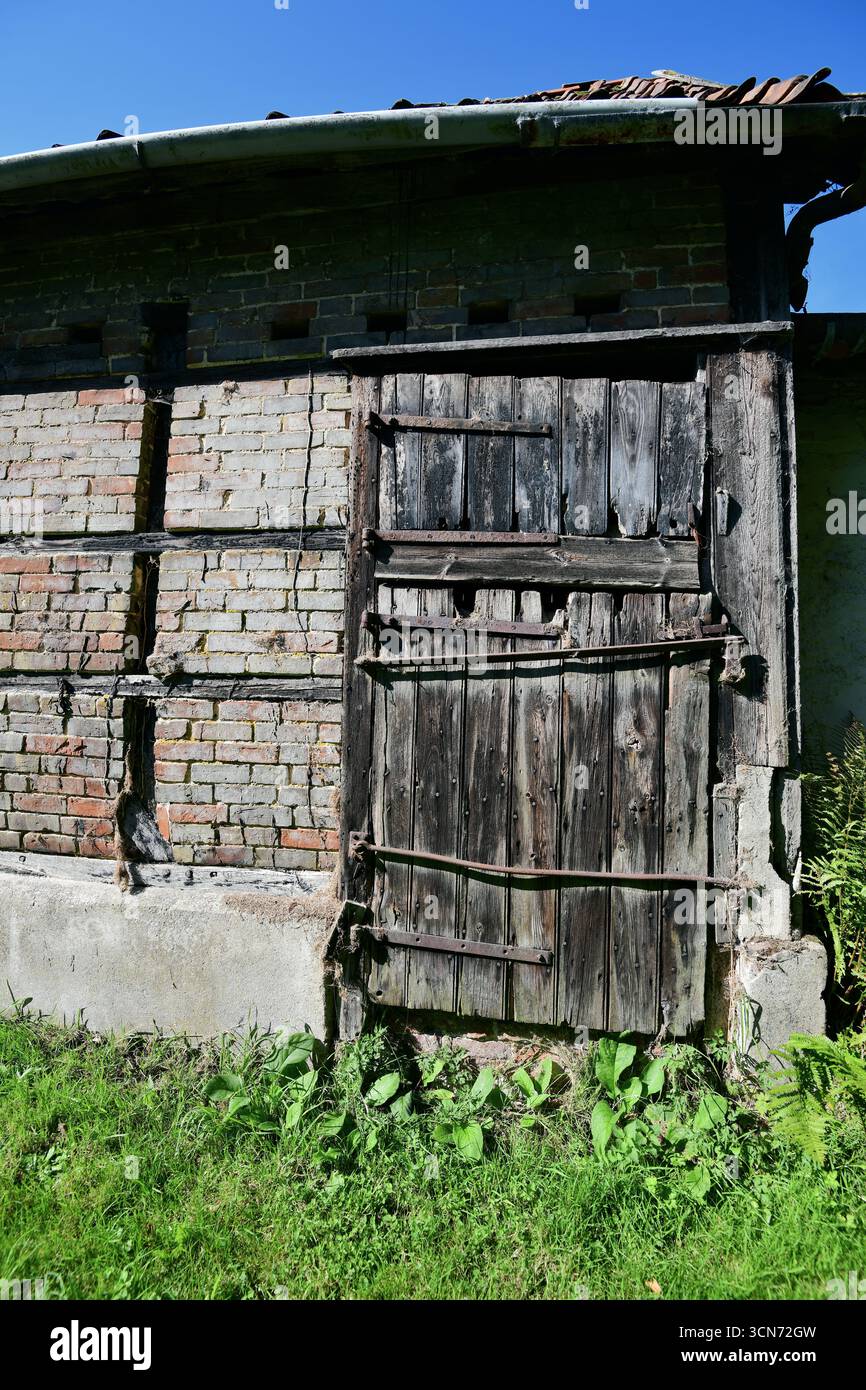 Vecchio edificio agricolo, Hethel, Norfolk, Regno Unito Foto Stock